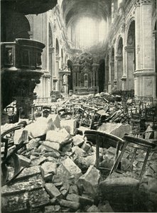 Les dégâts causés à la cathédrale de Cambrai - Unbekannt