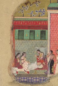 La mort du roi Dasharatha, le père de Rama, Folio d