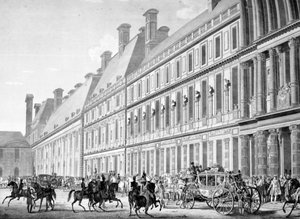 Le départ du Palais des Tuileries, 2 décembre 1804, 19ème siècle - Unbekannt
