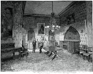 La salle à manger, Kilkenny House, Irlande, XIXe siècle
