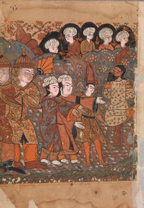 Le faux orfèvre est pendu, folio de Kalila wa Dimna, 18ème siècle - Unbekannt
