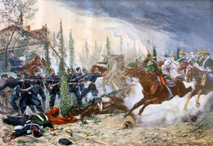 Les Dragons, Bataille de Gravelotte, 18 août 1870, 1894 - Unbekannt