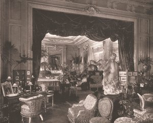 Le salon de Sandringham House, Norfolk, 1894