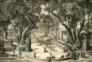 Le Dromos à Sparte, restauré, 1890
