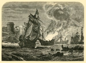 Les Hollandais dans la Medway : Attaque de De Ruyter sur le château d