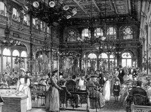Le restaurant Duval sur le quai de Billy, Paris, 1889 - Unbekannt