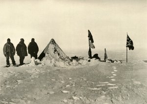 Le camp le plus au sud après une tempête de neige de soixante heures, février 1909 - Unbekannt