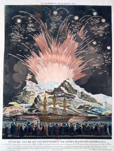 Les festivités du couronnement, Paris, 2 décembre 1804, XIXe siècle - Unbekannt