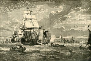 La Première Flotte de la Compagnie des Indes Orientales quittant Woolwich, 1601, 1890 - Unbekannt