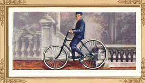 Le premier vélo à pneus pneumatiques, 1939 - Unbekannt