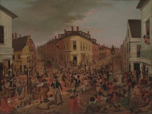 Les Cinq Points, vers 1827 - Unbekannt