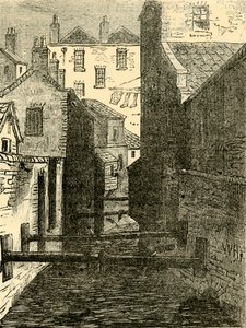 Le Fleet Ditch, du Red Lion, vers 1872