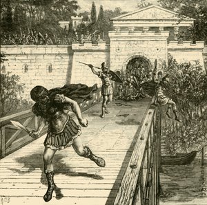La fuite de Caius Gracchus, 1890