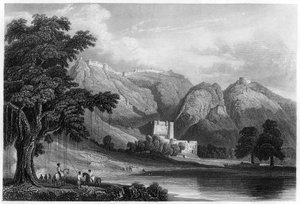 La forteresse de Bowrie, Rajpootana, Inde, c1860 - Unbekannt
