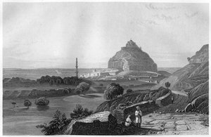 La forteresse de Dowlatabad sur le plateau du Deccan, Inde, vers 1860 - Unbekannt