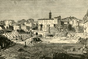 Le Forum à Rome, 1890