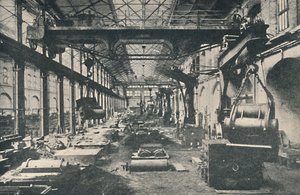 La fonderie aux ateliers de Swindon, vers 1917 - Unbekannt