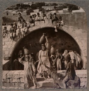 La Fontaine de la Vierge, Nazareth, c1900 - Unbekannt
