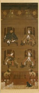 Les quatre divinités du complexe du temple de Koyasan