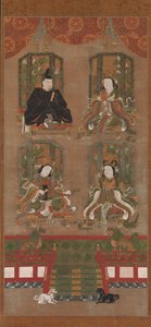 Les Quatre Divinités du Mont Koya, 16e siècle