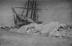 Le Fram après une pression de glace. 10 janvier 1895, 1895-1897 - Unbekannt