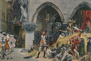 Les Français devant le Palais des Doges, Venise