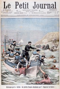 Le croiseur français de la classe Linois Galilée sauvant des marins français, 1903 - Unbekannt