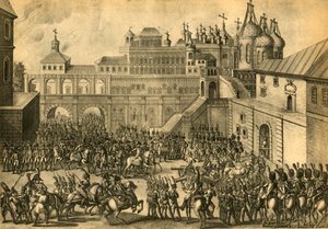 Les Français entrent dans la ville de Moscou, septembre 1812 - Unbekannt