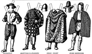 Galerie du costume britannique : Robe portée à la fin du XVIe siècle, vers 1934 - Unbekannt