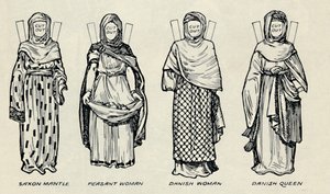 La Galerie du Costume Britannique : La tenue des Danois et des Anglo-Saxons tardifs, c1934 - Unbekannt
