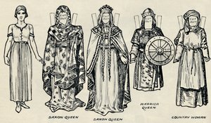 Galerie du costume britannique : La tenue des Danois et des Anglo-Saxons tardifs, vers 1934 - Unbekannt