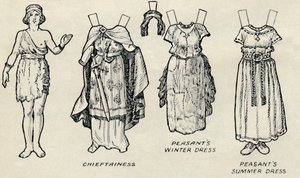 La galerie des costumes historiques : Ce que portaient les Bretons et les Romains, vers 1934 - Unbekannt