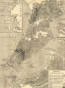 La campagne de Gallipoli, Première Guerre mondiale, 1915, vers 1920 - Unbekannt