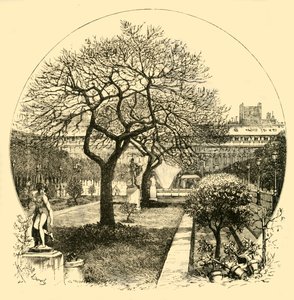 Les Jardins du Palais Royal, Paris, 1890 - Unbekannt