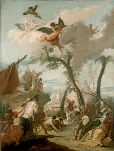 La Récolte de la manne, 17ème siècle - Unbekannt