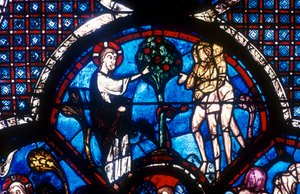 La fenêtre du Bon Samaritain, Cathédrale de Chartres, France, 13e siècle - Unbekannt