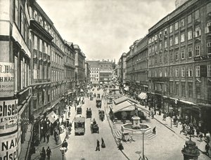 Le Graben, Vienne, Autriche, 1895 - Unbekannt