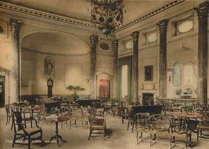 La grande salle des pompes, Bath, Somerset, vers 1925