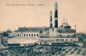Le Grand Emambara et la Mosquée. Lucknow, vers 1900 - Unbekannt
