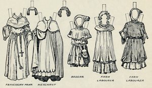 La Grande Galerie du Costume Britannique : Tenues variées portées à l