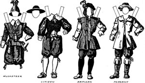 La Grande Galerie du Costume Historique : Robe Portée sous le Règne de Jacques Ier, vers 1934 - Unbekannt
