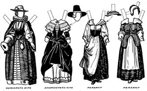 La Grande Galerie du Costume Historique : Robe portée sous le règne de Jacques Ier, vers 1934 - Unbekannt