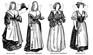 La grande galerie du costume historique : Robes portées sous le règne de Jacques Ier, vers 1934 - Unbekannt