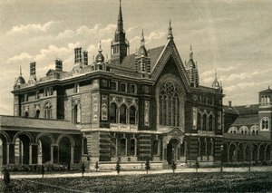 La Grande Salle, Dulwich College, vers 1878