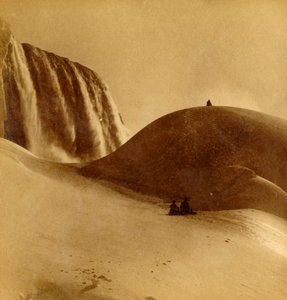 La Grande Montagne de glace, Niagara, USA, vers 1900
