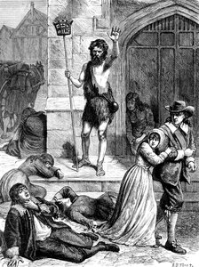 La Grande Peste de 1665 vers 1902