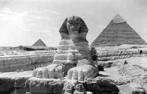 Le Grand Sphinx de Gizeh, Égypte, mai 1949 - Unbekannt