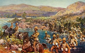 Le grand mouvement tournant - Traversée du Riet, 1901 - Unbekannt