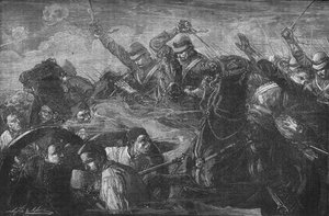Les gardes chargeant les canons à Kassassin, vers 1882 - Unbekannt