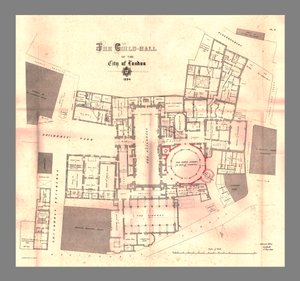 La Guilde de la ville de Londres, Plan, 1884 - Unbekannt